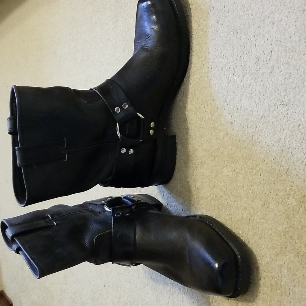 Frye Engineer Boots 10.5 dark gray